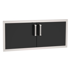 Fire Magic Echelon 39 Inch Black Reduced Height Double Access Door