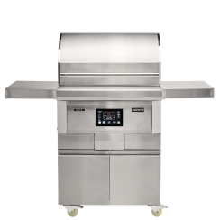 Coyote Outdoor Living 28 Inch Stainless Steel Pellet Grill with Cart