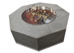 Warming Trends 42 Inch Octagon Ready-To-Finish CROSSFIRE Gas Fire Pit - Match Light