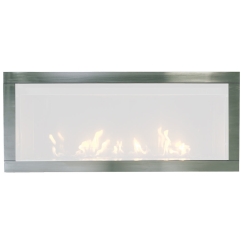 Sierra Flame Basic Black Surround with Safety Barrier for Newcomb Fireplace