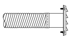 Ironstrike Stoves 4 Inch Outside Air Kit for Select Wood Stoves and Inserts