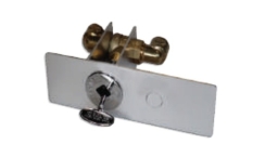 Warming Trends 8 5/8 x 4 Inch Key Valve Mounting Bracket for Low Country Palmetto Paver Fire Pits