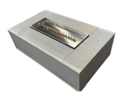 Warming Trends 48 Inch Rectangular Linear Burner RTF CROSSFIRE Gas Fire Pit - Match Light