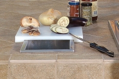 Artisan Prep and Waste Chute with Cutting Board and Cover