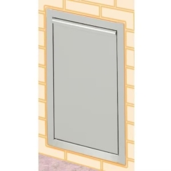 Broilmaster Stainless Steel Tilt-Out Propane Tank Door for Outdoor Kitchen Islands