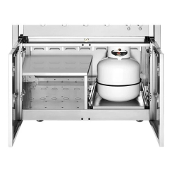 Crown Verity Tank Holder and Center Divider for Propane Infinite Series Grill Modules