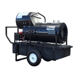 Flagro 185K BTU Recirculating Hood Diesel Indirect Fired Heater with Oil Tank
