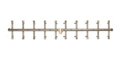 Warming Trends 44 x 14 Inch Tree-Style CROSSFIRE Brass Burner and Plate