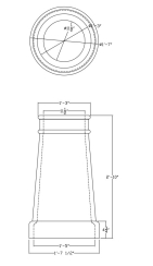 Superior Clay Celtic Glazed Chimney Pot