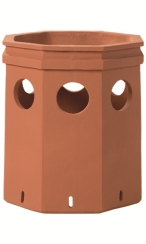 Superior Clay 24 Inch Sherwood Clay Chimney Pot