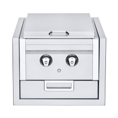 Crown Verity 25 Inch Infinite Series Built-In Dual Side Burner