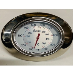 American Outdoor Grill Analog Thermometer and Angled Bezel
