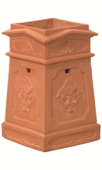 Superior Clay 15 Inch Victorian Clay Chimney Pot