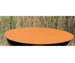 Fire Pit Art 51 Inch Steel Fire Pit Tabletop Lid