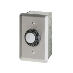 Schwank 240V Stainless Steel Variable Single Flush Mount Control for Electric Heaters