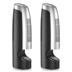 Costway 12 Inch Mini Ionic Whisper Home Air Purifier - 2 Units
