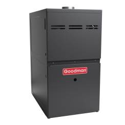 Goodman 100K BTU 80% AFUE Downflow/Horizontal ComfortBridge Two-Stage Low NOx Gas Furnace