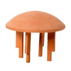 Superior Clay Round Clay Rain Guard for Marquis Chimney Pot