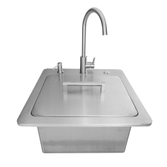 Coyote Outdoor Living 21 Inch Sink with Faucet