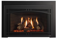 Majestic 30 Inch Ruby Platinum Direct Vent Gas Fireplace Insert with IntelliFire Touch Ignition