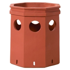 Superior Clay 24 Inch Sherwood Glazed Chimney Pot