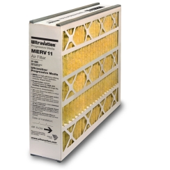 Ultravation 16 x 25 x 3 Inch MERV-11 Air Filter for Select Straight-Through Air Cleaners