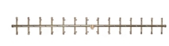 Warming Trends 66 x 14 Inch Tree-Style CROSSFIRE Brass Burner