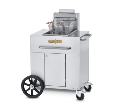 Crown Verity 38 Inch Mobile Single-Tank Gas Fryer