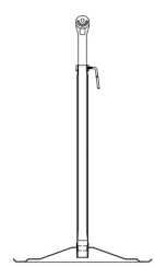 Triangle Engineering Pedestal Base for 24 and 30 Inch HV Fans