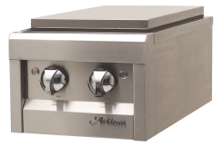 Artisan Stainless Steel Double Side Burner for Built-In Gas Grills