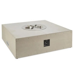 Outdoor Greatroom Company 48 Inch Square Ready-To-Finish Gas Fire Pit - Manual