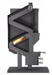 US Stove 24 Inch Wiseway GW1949 Gravity-Fed Non-Electric Pellet Stove