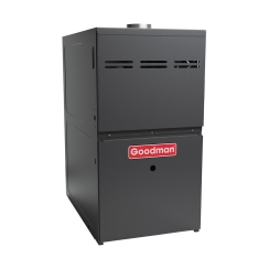 Goodman 60K BTU 80% AFUE Upflow/Horizontal Single-Stage Gas Furnace with 9-Speed ECM - 1200 CFM