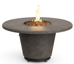 American Fyre Designs 48 Inch Cosmopolitan Round Gas Firetable - Manual Ignition