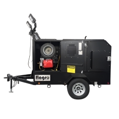 Flagro 390K BTU Diesel Indirect Fired Heater with Generator and Fuel Tank