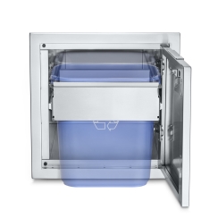 Crown Verity 22 Inch Infinite Series Built-In Cabinet with Garbage Holder
