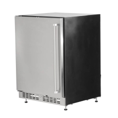 Coyote Outdoor Living 24 Inch Outdoor Refrigerator with Reversible Hinge