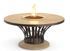 American Fyre Designs 54 Inch Fiesta Gas Firetable - Manual Ignition