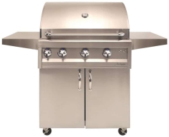 Artisan 32 Inch Professional Series 3 Burner Gas Cart Grill with Electronic Ignition