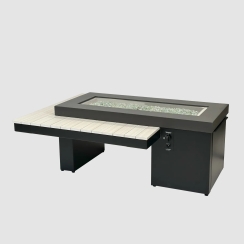 Outdoor Greatroom Company 64 Inch Uptown Linear Gas Fire Table - DSI