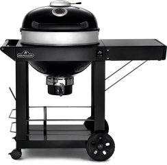 Napoleon Grills 22 Inch Black Pro Charcoal Kettle Grill with Cart