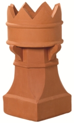 Superior Clay 14 Inch Bishop Glazed Chimney Pot