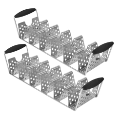 Blackstone 2 Piece Stainless Steel Taco Racks Griddle Essential Kit