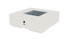 Outdoor Greatroom Company 48 Inch Square Cove Concrete Gas Fire Pit Table