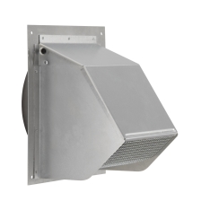 Broan 6 Inch Diameter Fresh Air Inlet Wall Cap for Range Hoods and Ventilation Fans