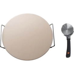 Memphis Grills Pizza Stone -  Rack and Cutter