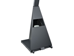 Heatstrip Stand with Gas Container Storage for Portable Propane Heater