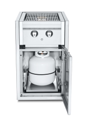 Crown Verity 22 Inch Infinite Series Built-In Dual Side Burner Cabinet - Propane