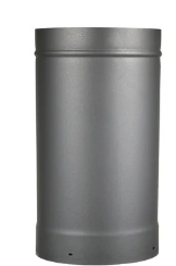 AllFuel HST Black Single Wall Stove Pipe - 8 Inch Diameter