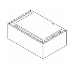 Falmec Black External Filter Unit for Sloped Hoods